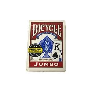 Vintage Deck of Bicycle Playing Cards Red Jumbo